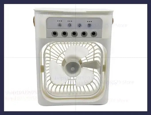 Portable Small Air Cooler Fan with LED Night Light Humidifier Portable Air Conditioner for Home Office Bedroom Personal Cooler