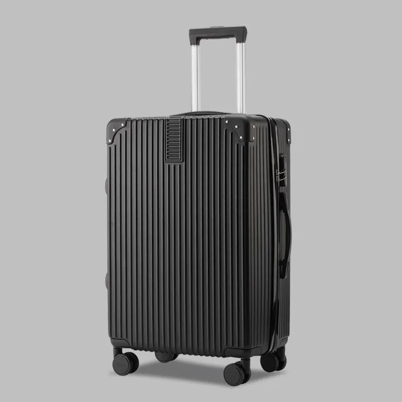 Mala de Rodinhas 20 24 26 28" Maleta de Viagem com Rodas, Cadeado de Combinação, Bagagem de Mão