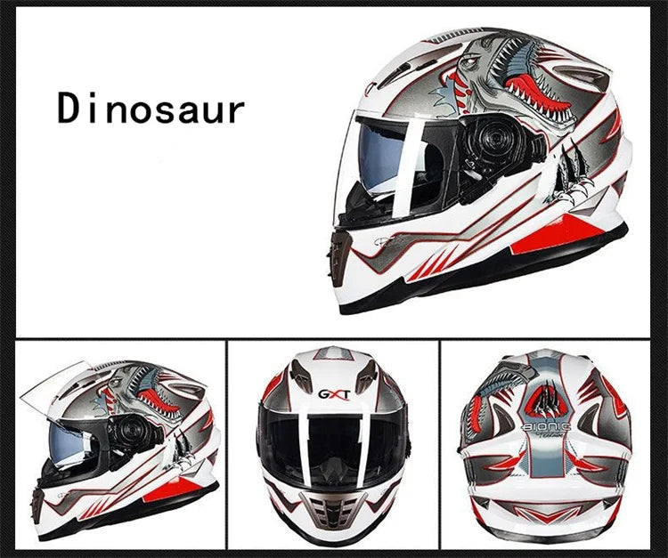 Full Face Motorcycle Helmets Latest Downhill Racing Motorbike Riding Casco Capacete De Moto DOT Approved For Men Women Kask