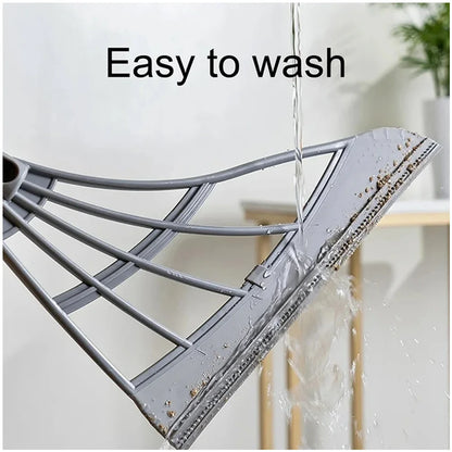 Vassoura Raspador de Silicone Mágico Limpador de Vidros de Altura Mop de Chão Vassoura de Limpeza Doméstica para Banheiro Varredura com Água