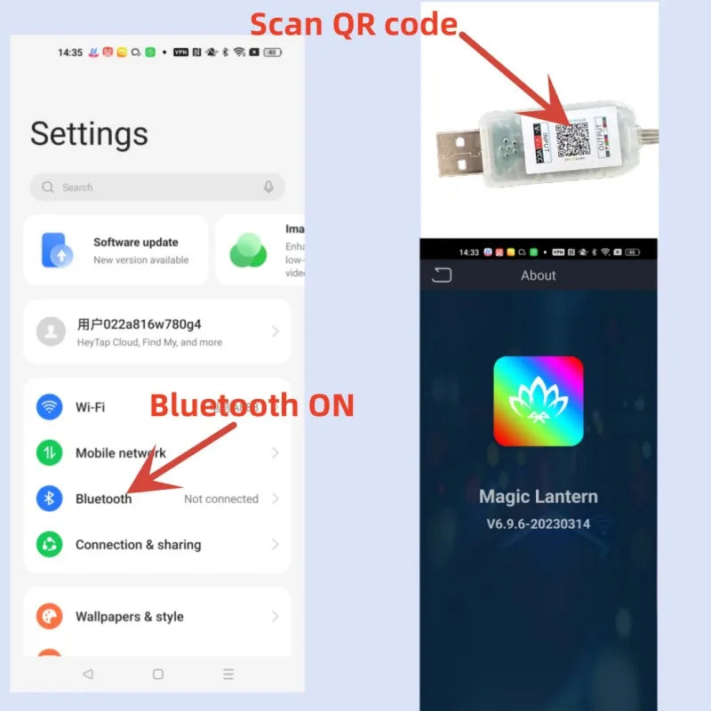 Luzez LED RGB USB 5M/10M/15M/20M com App Bluetooth, para Decoração de Natal, Casamento e Festa de Aniversário e muito Mais