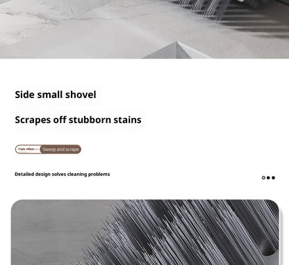 Escova de Limpeza com Cabo Longo Ajustável Escalável Multifuncional para Banheiro, Limpeza de Piso, Raspador de Silicone, Vassoura Mágica, Limpador de Vidros