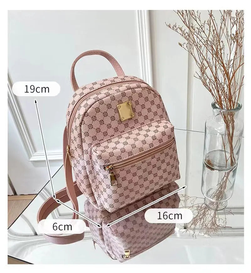 Classic Women Backpack Fashion School Bags Female Daily Shopping Girl Backpacks Schoolbags