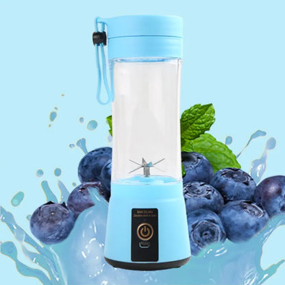 Liquidificador de suco doméstico de 380ml, mini espremedor elétrico USB recarregável, eletrodoméstico para uso doméstico