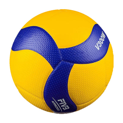 Bola de Voleibol de Couro PU Tamanho 5 Concursos Toque Macio Esportivo Indoor e Outdoor Treinamento de Academia Voleibol MVA300 V300W V200W