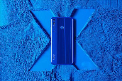 Smartphone HONOR 8X Firmware Global CPU Haisi Qilin 710 Tela de 6,5 polegadas Câmera traseira de 20MP Reconhecimento de impressão digital Telefone usado