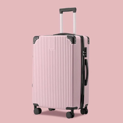 Mala de Rodinhas 20 24 26 28" Maleta de Viagem com Rodas, Cadeado de Combinação, Bagagem de Mão