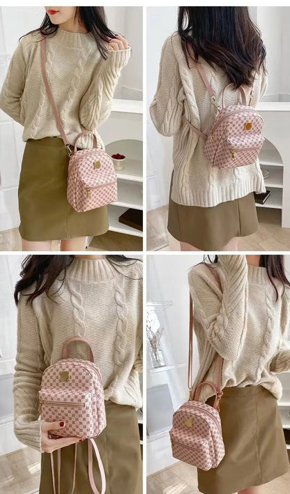 Classic Women Backpack Fashion School Bags Female Daily Shopping Girl Backpacks Schoolbags