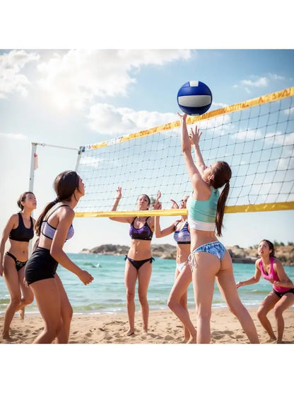 Bola de Voleibol de Couro PU Tamanho 5 Concursos Toque Macio Esportivo Indoor e Outdoor Treinamento de Academia Voleibol MVA300 V300W V200W