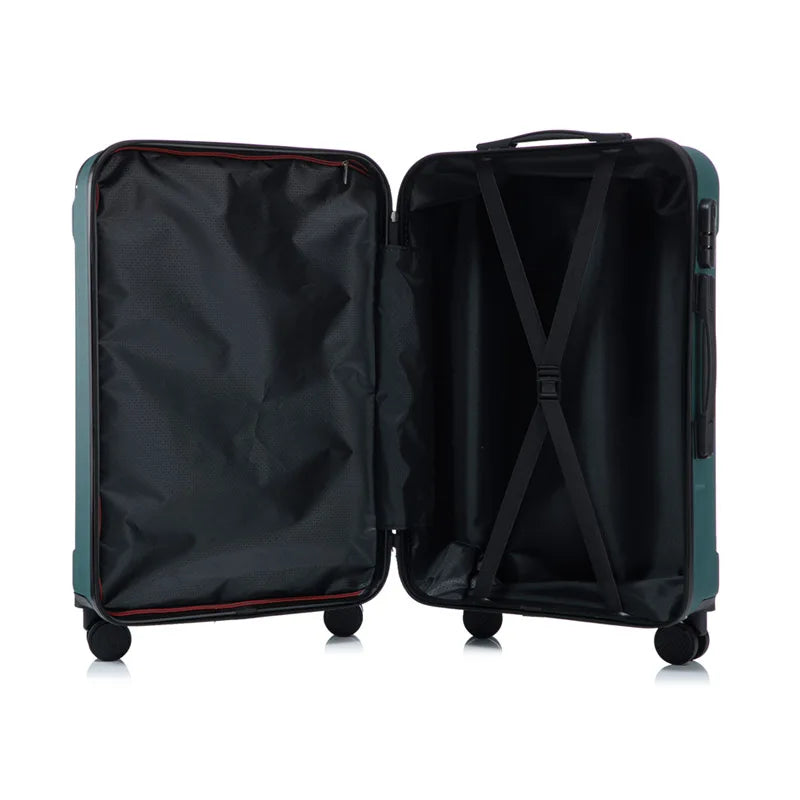 Mala de 20/24 polegadas com Rodas Universais e Cadeado de Combinação, Mala de Viagem de Grande Capacidade