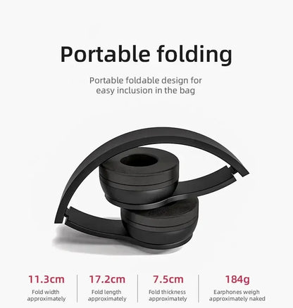 Stereo P47 Headset 5.0 Bluetooth Headset Folding Series Wireless Outdoor SportsHeadset for iPhone Samsung PC Game Accessories