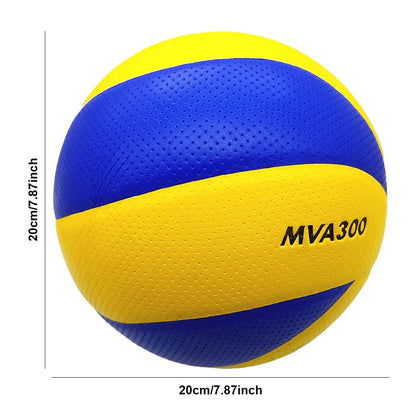 Bola de Voleibol de Couro PU Tamanho 5 Concursos Toque Macio Esportivo Indoor e Outdoor Treinamento de Academia Voleibol MVA300 V300W V200W
