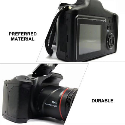 Digital Camera Portable 16X Zoom Video Camcorder Photography Telephoto Camera For Students Beginner Professional Photographer