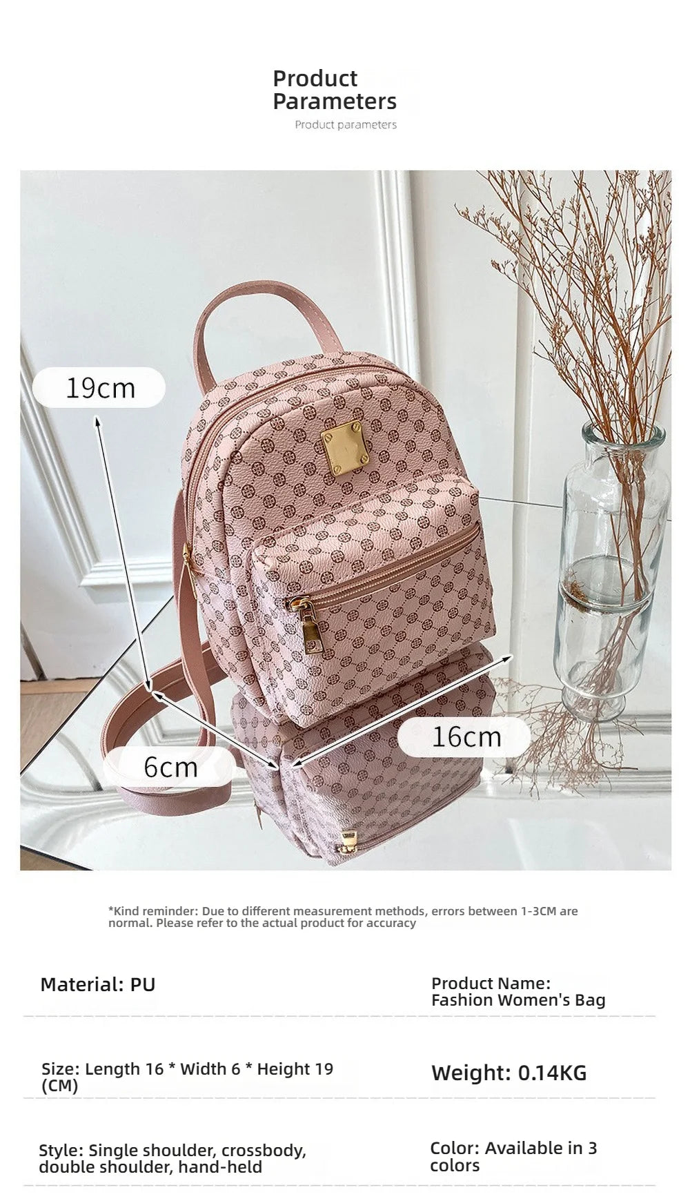 Polka Dot Women Backpack 2025 Fashion PU Leather Large Capacity Bookbag Casual Print Daypack For School College Girls