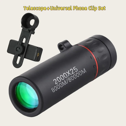 Telescópio Monóculo Portátil, Caça, olhar Aviões e ver coisas a longa Distancia