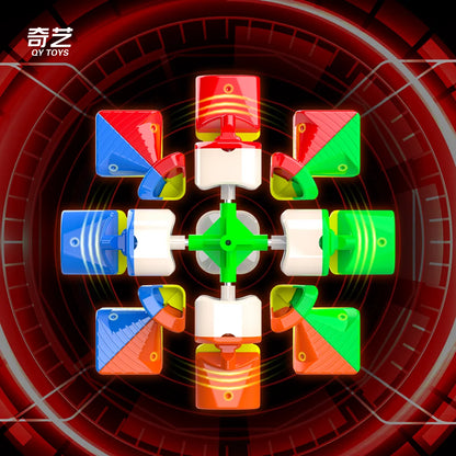 Cubo magico Profissional, Puzzle: 3x3 Super flexivel, o Produto ja vem Lubrificado de Fábrica.