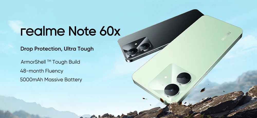 Celular Smartphone Realme Note 60X 4G 3GB Ram 64GB Rom 5000mAh