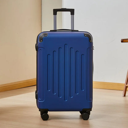 Mala de 20/24 polegadas com Rodas Universais e Cadeado de Combinação, Mala de Viagem de Grande Capacidade