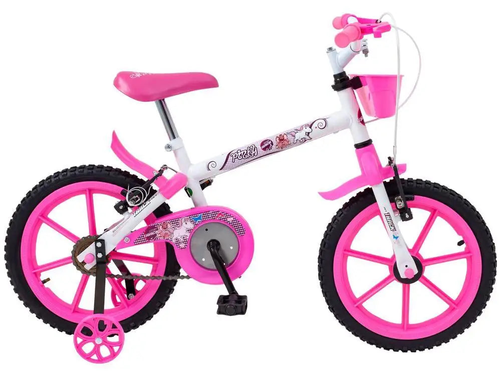 Bicicleta Infantil Feminina Aro 16 Track Bikes PINKY WR