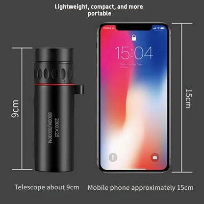 Telescópio Monóculo Portátil, Caça, olhar Aviões e ver coisas a longa Distancia