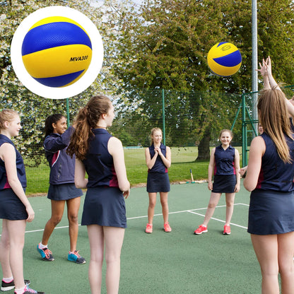 Bola de Voleibol de Couro PU Tamanho 5 Concursos Toque Macio Esportivo Indoor e Outdoor Treinamento de Academia Voleibol MVA300 V300W V200W