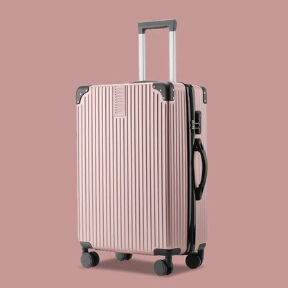 Mala de Rodinhas 20 24 26 28" Maleta de Viagem com Rodas, Cadeado de Combinação, Bagagem de Mão