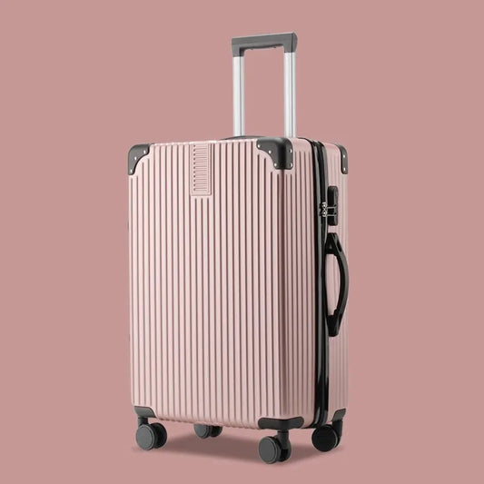 Mala de Rodinhas 20 24 26 28" Maleta de Viagem com Rodas, Cadeado de Combinação, Bagagem de Mão