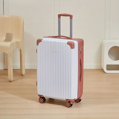 Mala de Rodinhas 20 24 26 28" Maleta de Viagem com Rodas, Cadeado de Combinação, Bagagem de Mão
