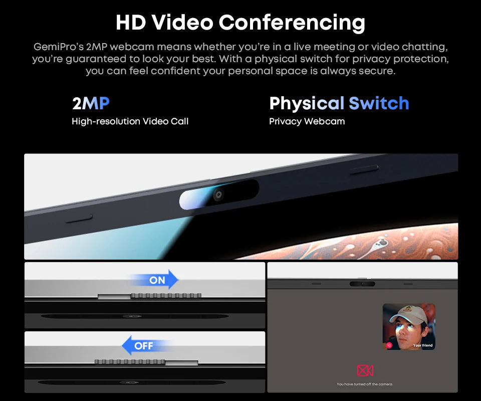 Notebook CHUWI GemiBook Plus 15,6'' 16GB RAM 512GB SSD Computador Windows 11 Laptop 12ª Geração Intel Alder Lake N150 / N100