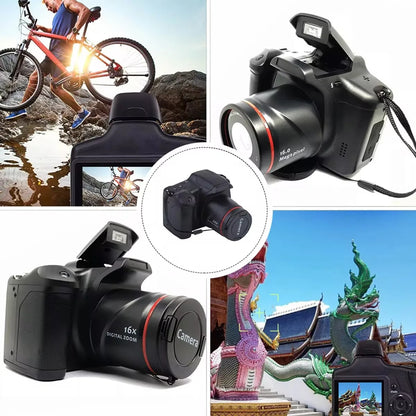 Digital Camera Portable 16X Zoom Video Camcorder Photography Telephoto Camera For Students Beginner Professional Photographer