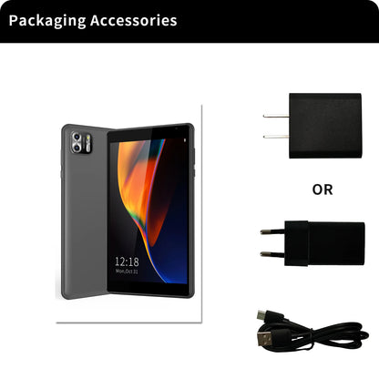 Tablet PRITOM de 8 polegadas Android 13, 8GB (4+4 Expansível) RAM, 64GB ROM, Expansão até 1TB, Tela IPS 1280x800, Bateria 5000mAh, Câmera Dupla, WiFi