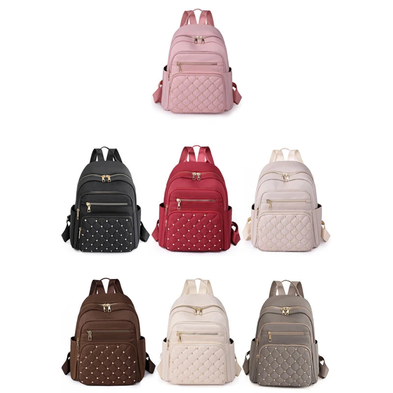 Fashion Bagpack Women High Quality Nylon Backpacks Female Big Travel Back Pack Large School Bags for Teenage Girls Shoulder Bag