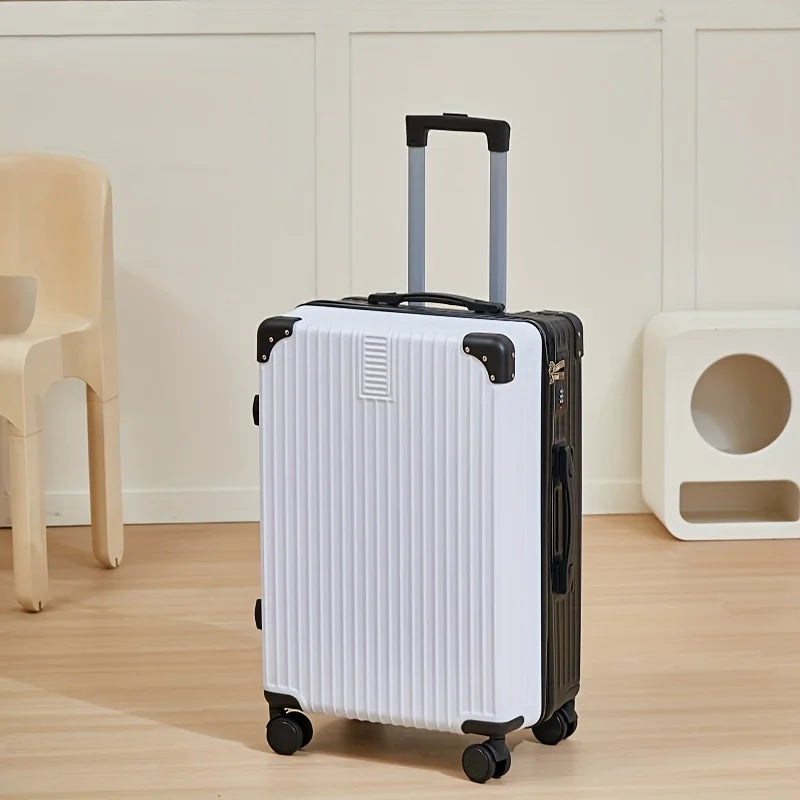 Mala de Rodinhas 20 24 26 28" Maleta de Viagem com Rodas, Cadeado de Combinação, Bagagem de Mão