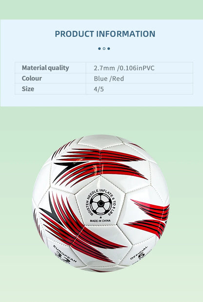 1pc Soccer Ball, Wear-resistant Soft Football For Adult Training Competition,Size 4,5