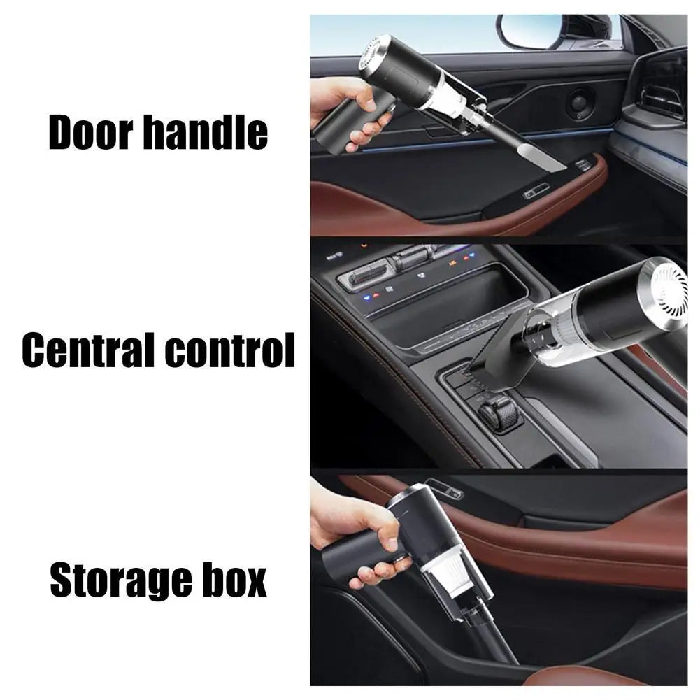 Aspirador de Carro Sem Fio Portátil Mini Aspirador de Carro Portátil Aspirador de Mão Potente Máquina de Limpeza para Carro Eletrodoméstico
