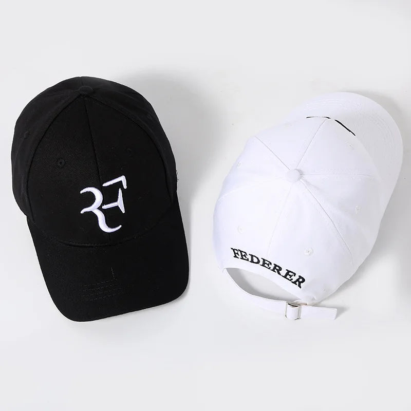 Bonés de Beisebol para Homens e Mulheres, 100% Algodão, Boné de Tênis com Bordado 3D e Ajuste Snapback