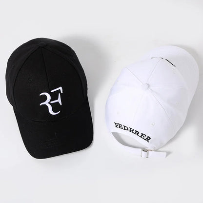 Bonés de Beisebol para Homens e Mulheres, 100% Algodão, Boné de Tênis com Bordado 3D e Ajuste Snapback