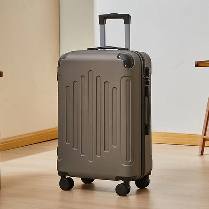 Mala de 20/24 polegadas com Rodas Universais e Cadeado de Combinação, Mala de Viagem de Grande Capacidade