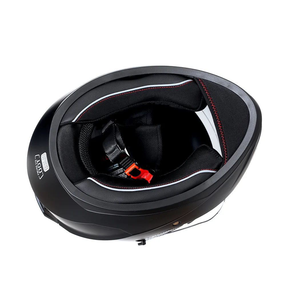 Motorcycle Helmet Full Face Double Lens Capacete Professional Men Women Four Seasons DOT ECE Approved Safety Protective Casco