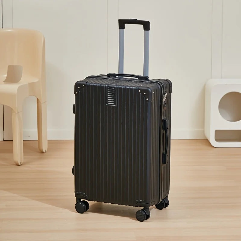 Mala de Rodinhas 20 24 26 28" Maleta de Viagem com Rodas, Cadeado de Combinação, Bagagem de Mão