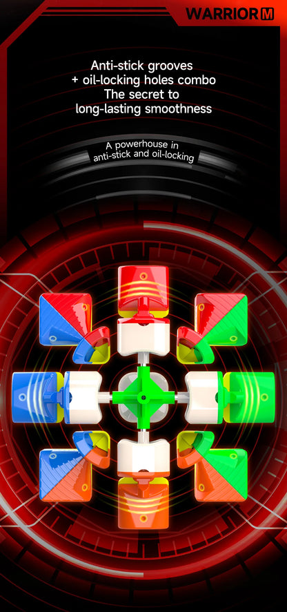 Cubo magico Profissional, Puzzle: 3x3 Super flexivel, o Produto ja vem Lubrificado de Fábrica.