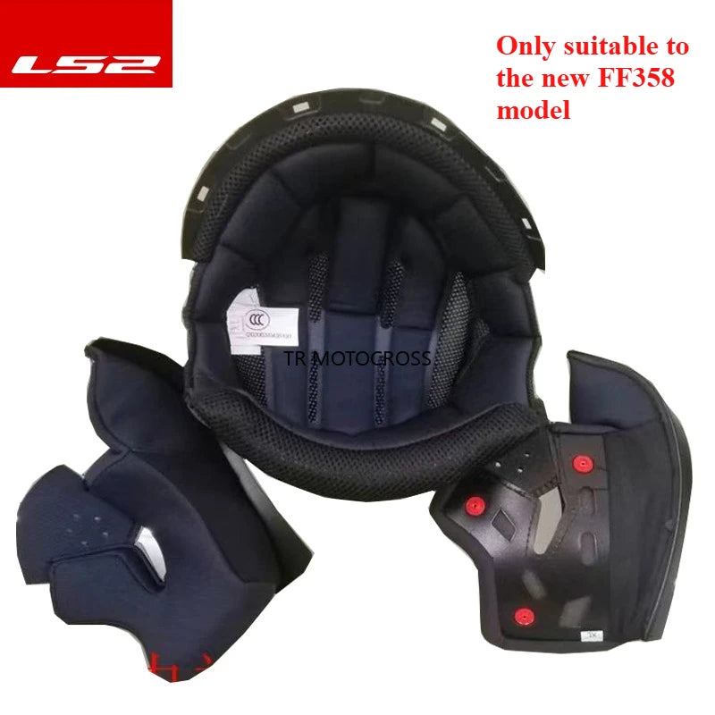 Capacete de Motociclista LS2 FF358 Preto e Branco Capacetes Full Face Tamanho Brasileiro LS2 FF358 Preto e Rosa Novo Capacete L-XXXL Forro FF358