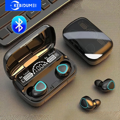 TWS Wireless Earphones Bluetooth Headphones in ear Earbuds HiFi Stereo Noise Reduction Headsets LED Display for Xiaomi Huawei