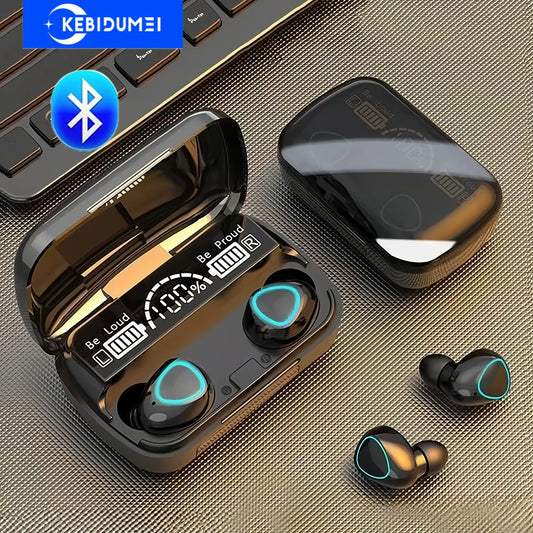 TWS Wireless Earphones Bluetooth Headphones in ear Earbuds HiFi Stereo Noise Reduction Headsets LED Display for Xiaomi Huawei