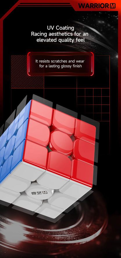 Cubo magico Profissional, Puzzle: 3x3 Super flexivel, o Produto ja vem Lubrificado de Fábrica.