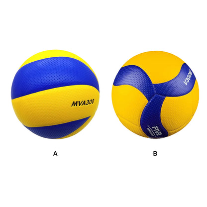 Bola de Voleibol de Couro PU Tamanho 5 Concursos Toque Macio Esportivo Indoor e Outdoor Treinamento de Academia Voleibol MVA300 V300W V200W