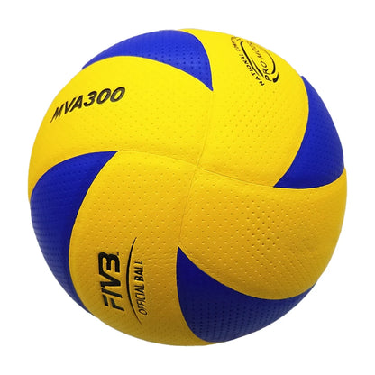 Bola de Voleibol de Couro PU Tamanho 5 Concursos Toque Macio Esportivo Indoor e Outdoor Treinamento de Academia Voleibol MVA300 V300W V200W