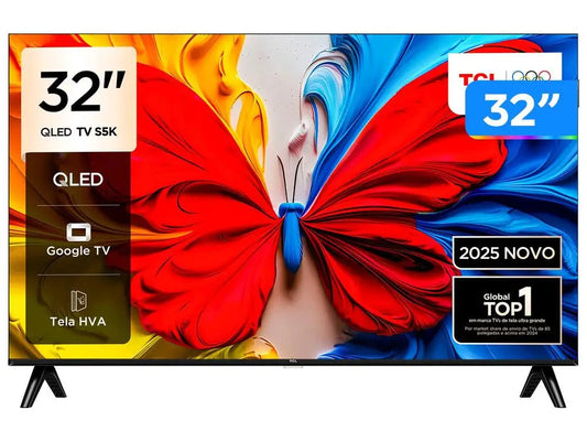 Televisão Smart TV 32 "TCL Full HD QLED 35S5K Google TV 2 HDMI