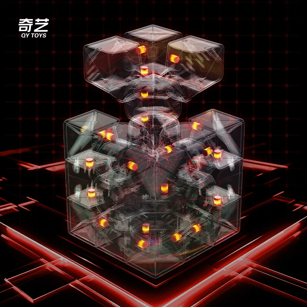 Cubo magico Profissional, Puzzle: 3x3 Super flexivel, o Produto ja vem Lubrificado de Fábrica.