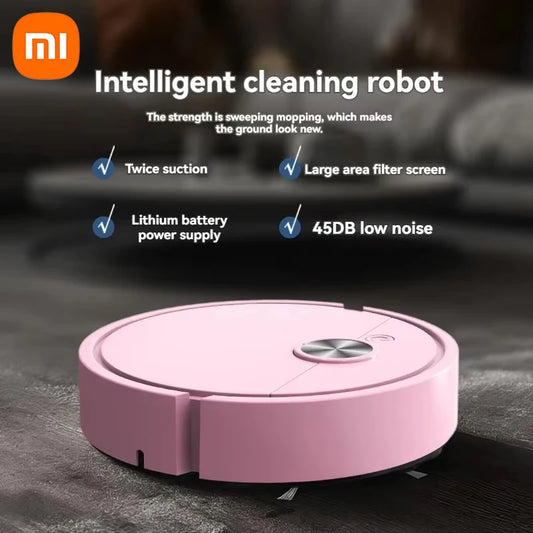 Robô de Limpeza Inteligente Xiaomi Mini Aspirador com Função de Mopa, Sucção e Varrer Integrados, Robô de Limpeza Totalmente Automático